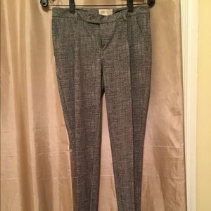 Black and white dress pants